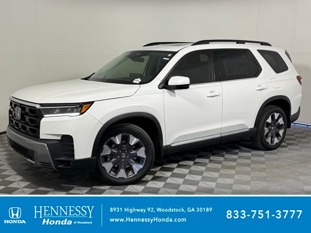 Platinum White Pearl 2026 Honda Pilot Elite AWD SUV / Crossover All-Wheel Drive Automatic