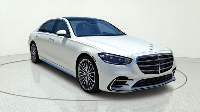 White 2023 Mercedes-Benz S-Class Sedan All-Wheel Drive 9-Speed Automatic