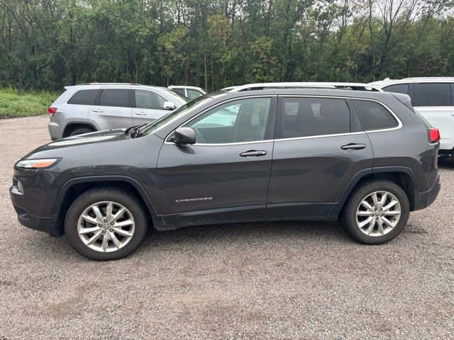 2016 Granite Crystal Metallic Clearcoat Jeep Cherokee Limited 4X4 SUV