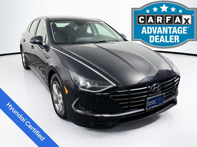 Carbon Blue 2023 Hyundai Sonata Sedan Front-Wheel Drive 8-Speed Automatic