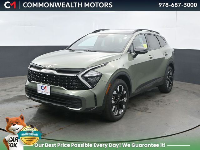 Jungle Green 2023 Kia Sportage X-Line AWD SUV / Crossover All-Wheel Drive 8-Speed Automatic