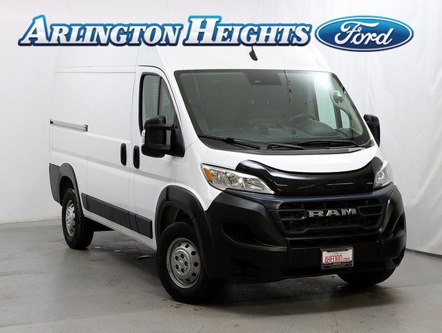 Bright White Clearcoat 2023 RAM ProMaster 2500 136 High Roof Cargo Van FWD Van Front-Wheel Drive 9-Speed Automatic