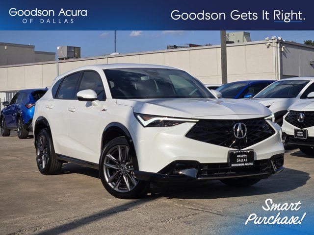 Platinum White Pearl 2025 Acura ADX SUV / Crossover Front-Wheel Drive Continuously Variable Transmission