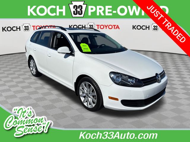 Pure White 2014 Volkswagen Jetta SportWagen Wagon Front-Wheel Drive 6-Speed Automatic