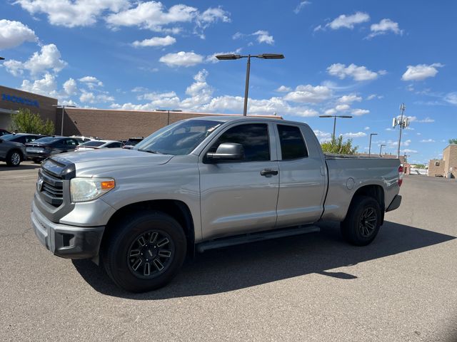 Silver 2015 Toyota Tundra Pickup Truck 4X2 6-Speed Automatic Overdrive