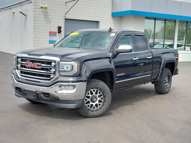 Onyx Black 2016 GMC Sierra 1500 SLT Double Cab 4WD Pickup Truck Four-Wheel Drive 6-Speed Automatic Overdrive