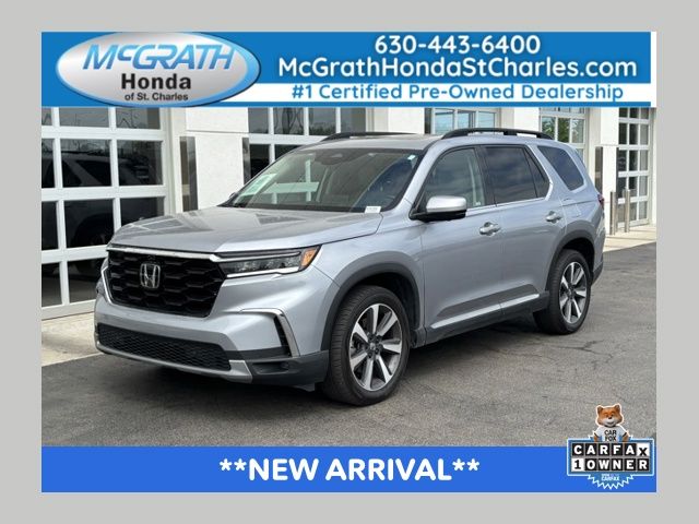 Lunar Silver Metallic 2023 Honda Pilot Elite AWD SUV / Crossover All-Wheel Drive Automatic