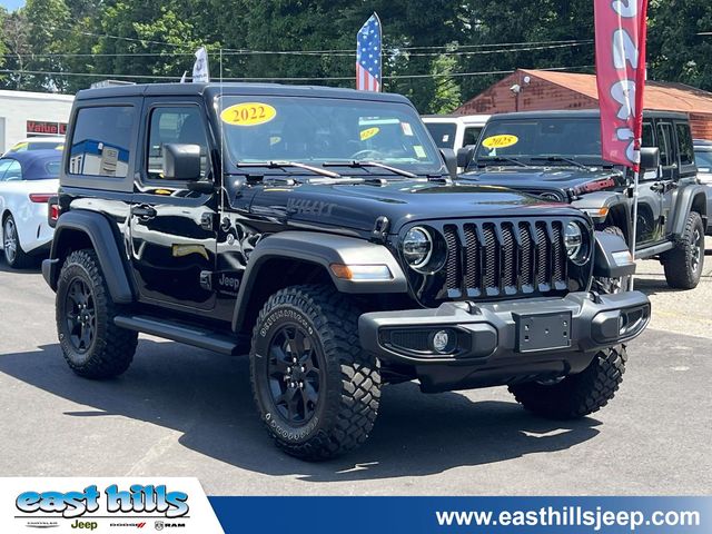 Black Clearcoat 2022 Jeep Wrangler SUV / Crossover Four-Wheel Drive 8-Speed Automatic