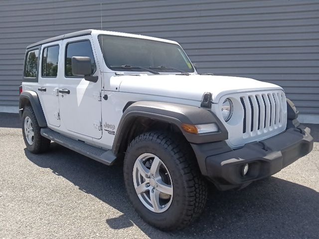 Bright White Clearcoat 2019 Jeep Wrangler Unlimited Sport S 4WD SUV / Crossover Four-Wheel Drive 8-Speed Automatic