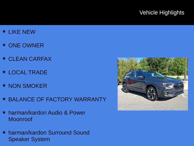 2024 Subaru Crosstrek Limited Gray at Rafferty Subaru