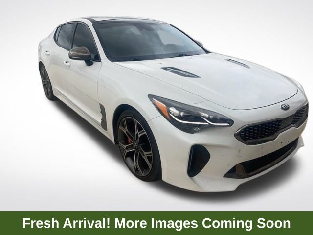 Snow White Pearl 2019 Kia Stinger GT1 RWD Sedan Rear-Wheel Drive 8-Speed Automatic