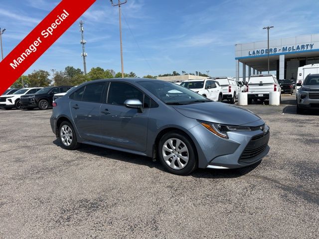 Celestite 2025 Toyota Corolla LE FWD Sedan Front-Wheel Drive Continuously Variable Transmission