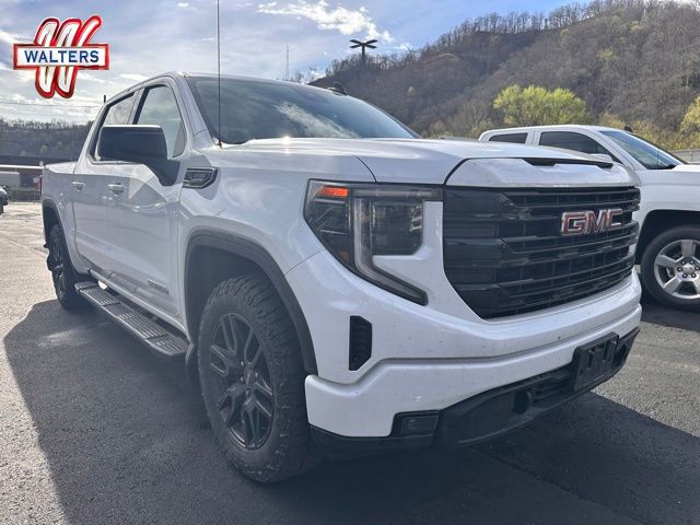 Summit White 2022 GMC Sierra 1500 Elevation Crew Cab 4WD Pickup Truck Four-Wheel Drive Automatic