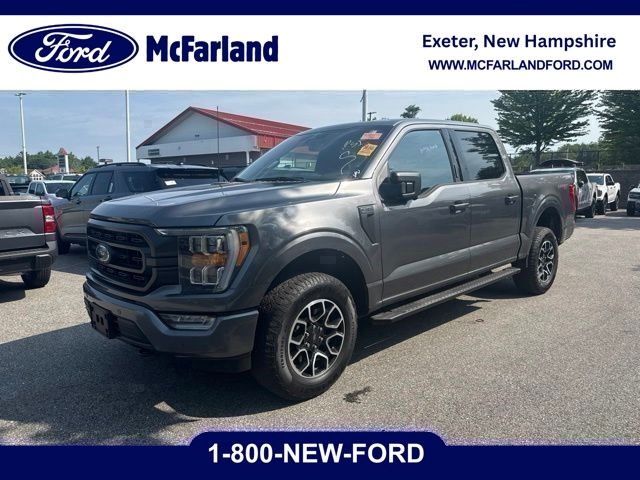 Gray Metallic 2023 Ford F-150 Pickup Truck Four-Wheel Drive Automatic