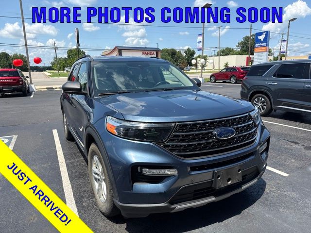 Blue Metallic 2020 Ford Explorer SUV / Crossover Rear-Wheel Drive Automatic