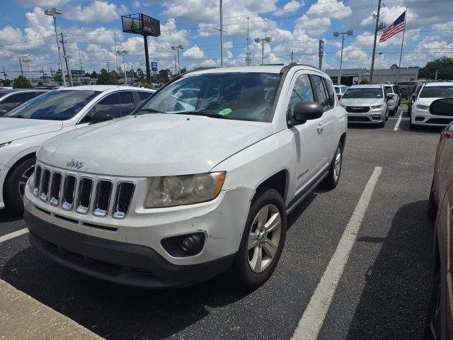 Bright White 2012 Jeep Compass SUV / Crossover Four-Wheel Drive Continuously Variable Transmission