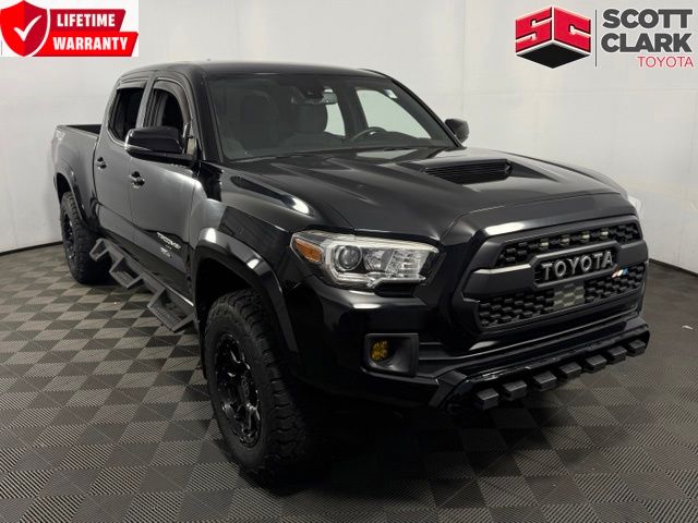 Midnight Black Metallic 2018 Toyota Tacoma TRD Sport Double Cab LB 4WD Pickup Truck Four-Wheel Drive 6-Speed Automatic