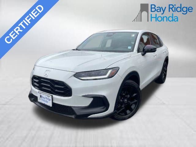 Platinum White Pearl 2023 Honda HR-V Sport AWD SUV / Crossover All-Wheel Drive Continuously Variable Transmission