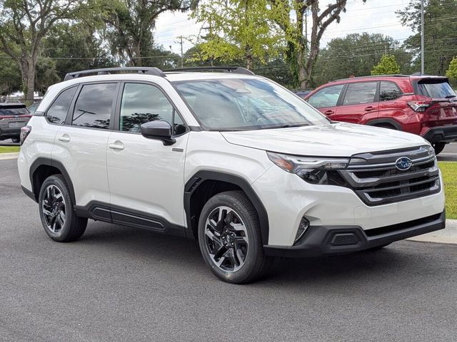 Crystal White Pearl 2026 Subaru Forester Hybrid Premium AWD SUV / Crossover All-Wheel Drive Continuously Variable Transmission