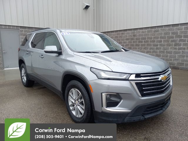 Sterling Gray Metallic 2023 Chevrolet Traverse LT Leather AWD SUV / Crossover Four-Wheel Drive 9-Speed Automatic