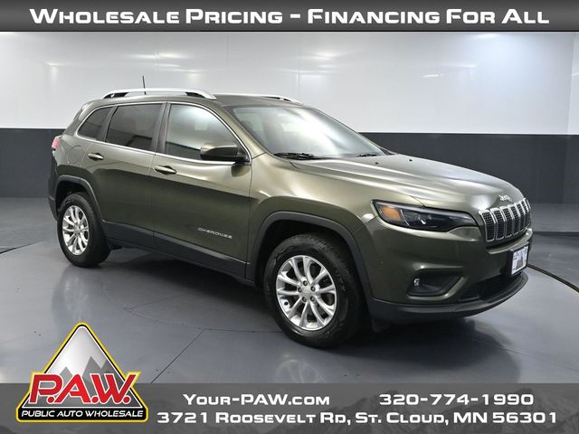 Olive Green Pearlcoat 2019 Jeep Cherokee SUV / Crossover Four-Wheel Drive 9-Speed Automatic