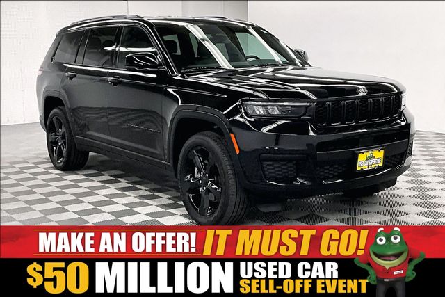 Diamond Black Crystal Pearlcoat 2025 Jeep Grand Cherokee L SUV / Crossover Four-Wheel Drive 8-Speed Automatic