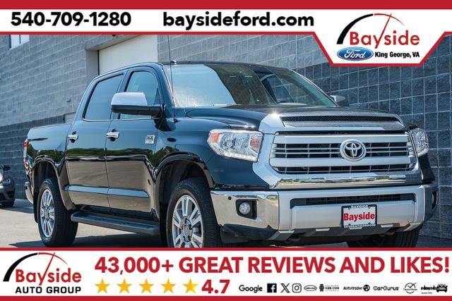 Black 2014 Toyota Tundra Pickup Truck Four-Wheel Drive 6-Speed Automatic Overdrive