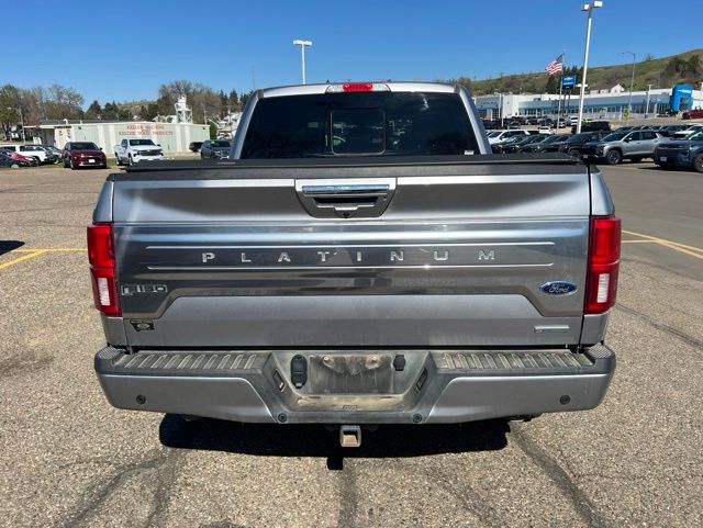 2020 Silver Ford F-150 Platinum 4X4 Truck