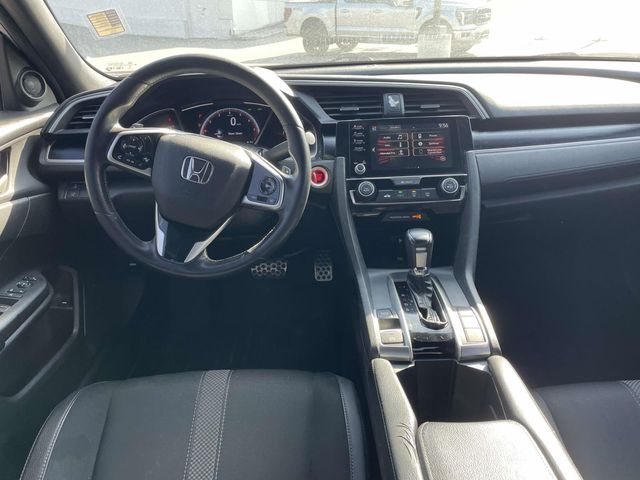 2019 Platinum White Pearl Honda Civic Sport FWD Sedan