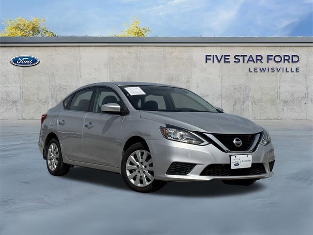 Brilliant Silver Metallic 2017 Nissan Sentra S Sedan Front-Wheel Drive Continuously Variable Transmission