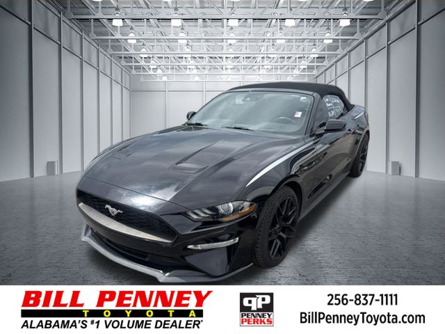 Shadow Black 2019 Ford Mustang Convertible Rear-Wheel Drive Automatic