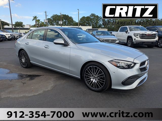 Cirrus Silver Metallic 2026 Mercedes-Benz C-Class Sedan All-Wheel Drive 9-Speed Automatic