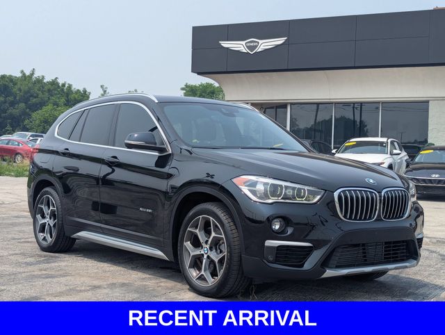 Jet Black 2017 BMW X1 SUV / Crossover All-Wheel Drive 8-Speed Automatic