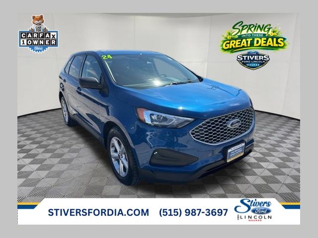 Atlas Blue Metallic 2024 Ford Edge SE AWD SUV / Crossover All-Wheel Drive 8-Speed Automatic