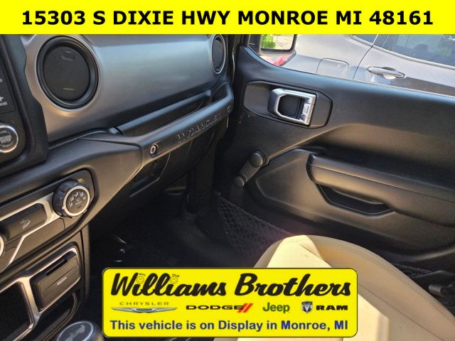 2021 Jeep Wrangler Unlimited Willys - Sarge Green Clearcoat exterior view 9