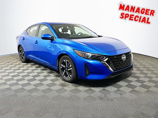Electric Blue Metallic 2024 Nissan Sentra SV FWD Sedan Front-Wheel Drive Continuously Variable Transmission