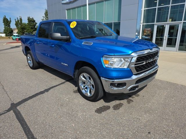 2022 Ram 1500 Big Horn/Lone Star - Hydro Blue Pearlcoat exterior view 3