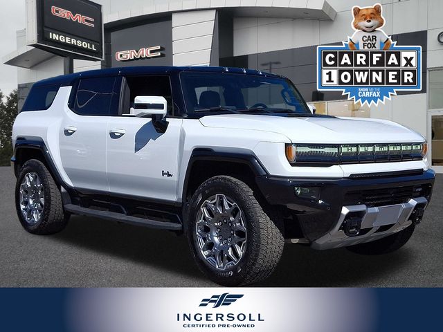 Interstellar White 2025 GMC Hummer EV SUV SUV / Crossover All-Wheel Drive 1-Speed Automatic