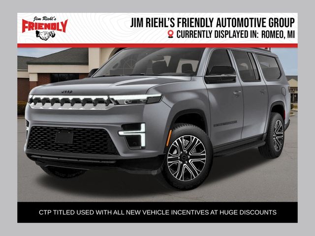 Bright White Clearcoat 2026 Jeep Grand Wagoneer SUV / Crossover Four-Wheel Drive 8-Speed Automatic