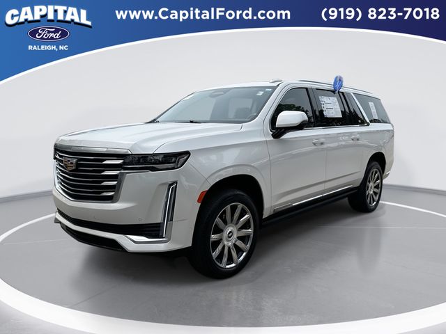 Crystal White Tricoat 2023 Cadillac Escalade ESV Premium Luxury Platinum 4WD SUV / Crossover Four-Wheel Drive Automatic