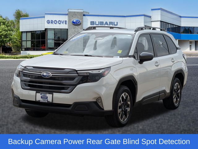 Crystal White Pearl 2025 Subaru Forester SUV / Crossover All-Wheel Drive Continuously Variable Transmission