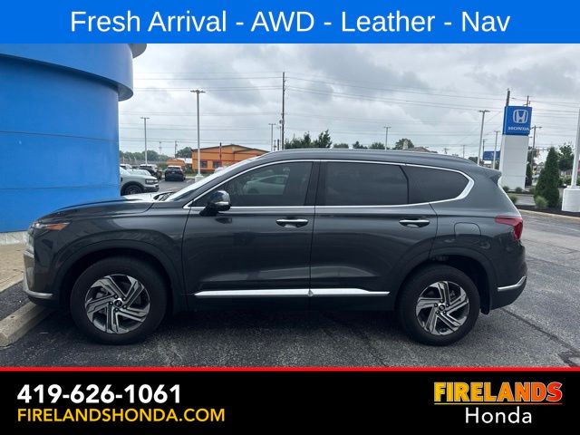 Portofino Gray 2023 Hyundai Santa Fe SUV / Crossover All-Wheel Drive 8-Speed Automatic