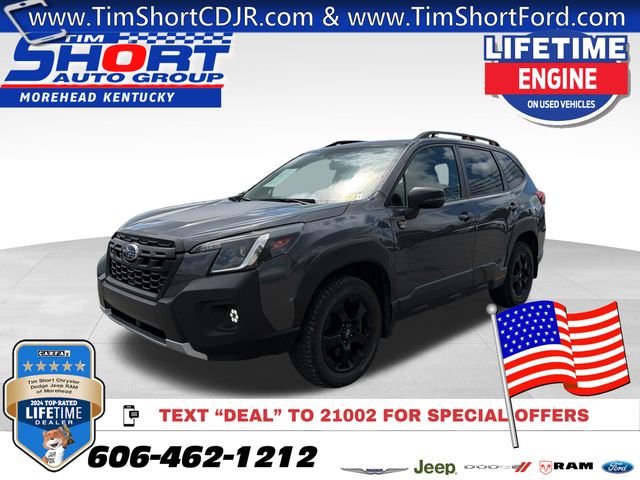 Gray Metallic 2024 Subaru Forester SUV / Crossover All-Wheel Drive Continuously Variable Transmission