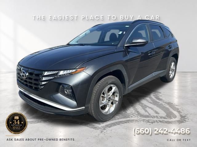 Dark Gray Metallic 2024 Hyundai Tucson SUV / Crossover All-Wheel Drive 8-Speed Automatic