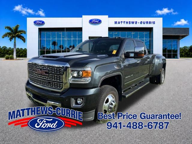 Dark Slate Metallic 2018 GMC Sierra 3500HD Pickup Truck Four-Wheel Drive 6-Speed Automatic