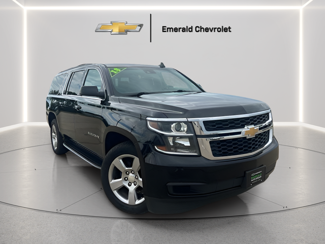 Black 2018 Chevrolet Suburban SUV / Crossover Four-Wheel Drive 6-Speed Automatic Overdrive