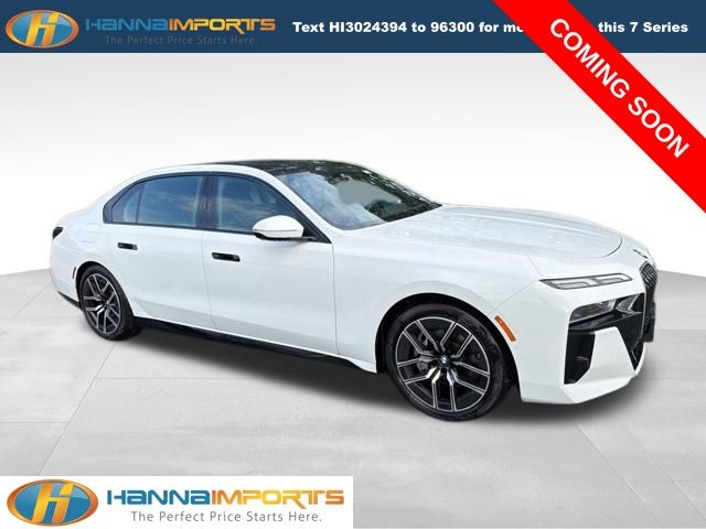 Alpine White 2025 BMW 7 Series 740i xDrive Sedan All-Wheel Drive 8-Speed Automatic
