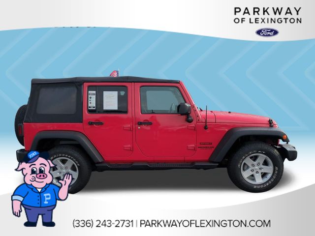 Used 2016 Red Jeep Unlimited Sport image 6