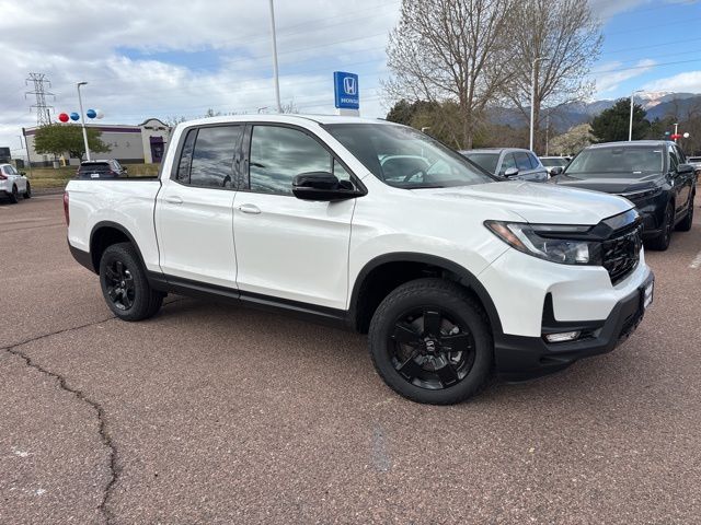 Platinum White Pearl 2026 Honda Ridgeline Black Edition AWD Pickup Truck All-Wheel Drive 9-Speed Automatic
