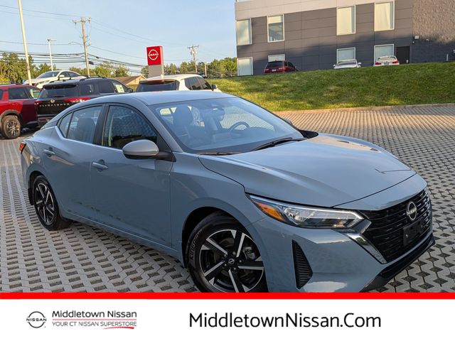 Atlantic Gray Metallic 2024 Nissan Sentra Sedan Front-Wheel Drive Continuously Variable Transmission